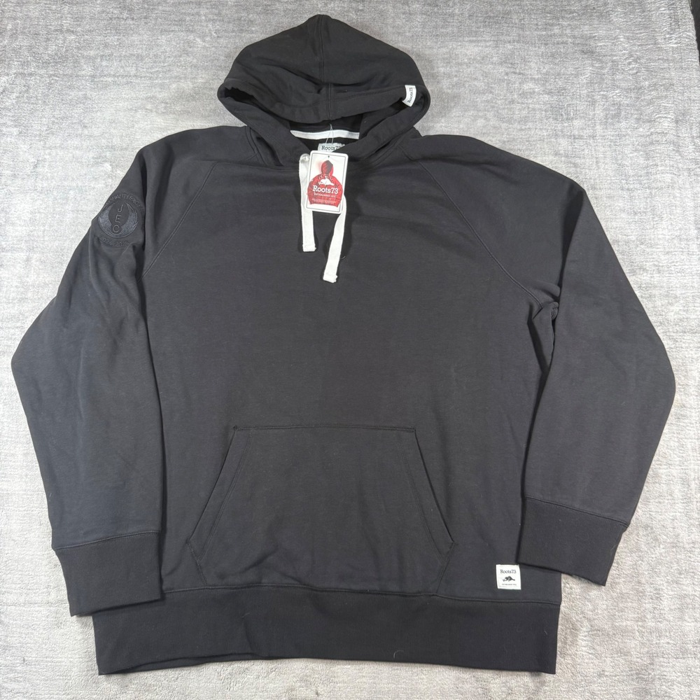 Roots73 Maplegrove Hoodie Mens 3XL Black Stretch Sweatshirt Fleece Pullover